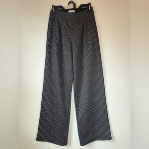 Max Studio Black and White Geometric Pants
